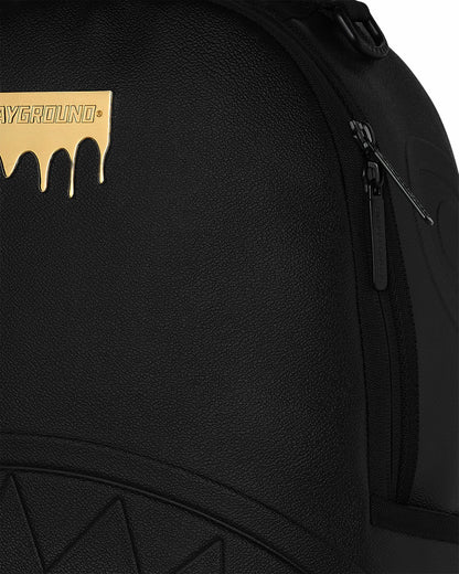 GOLD BRICK DRIP BLACK BACKPACK