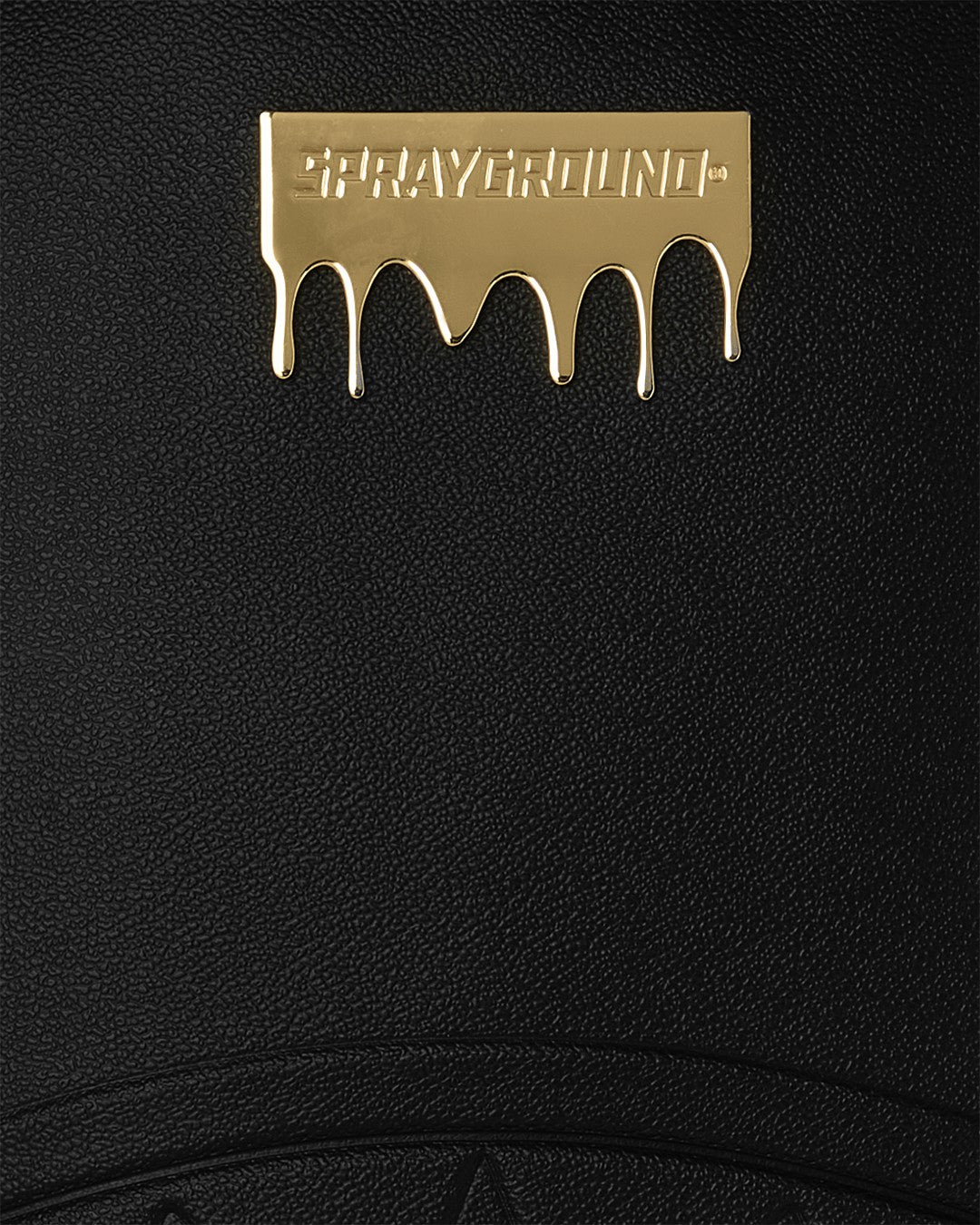 GOLD BRICK DRIP BLACK BACKPACK