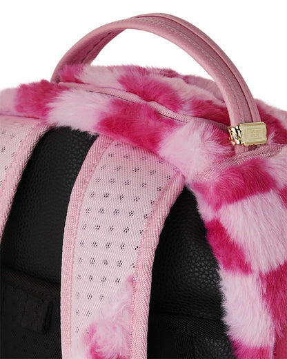 FURZILLA SHARK (PINK CHECK) BACKPACK