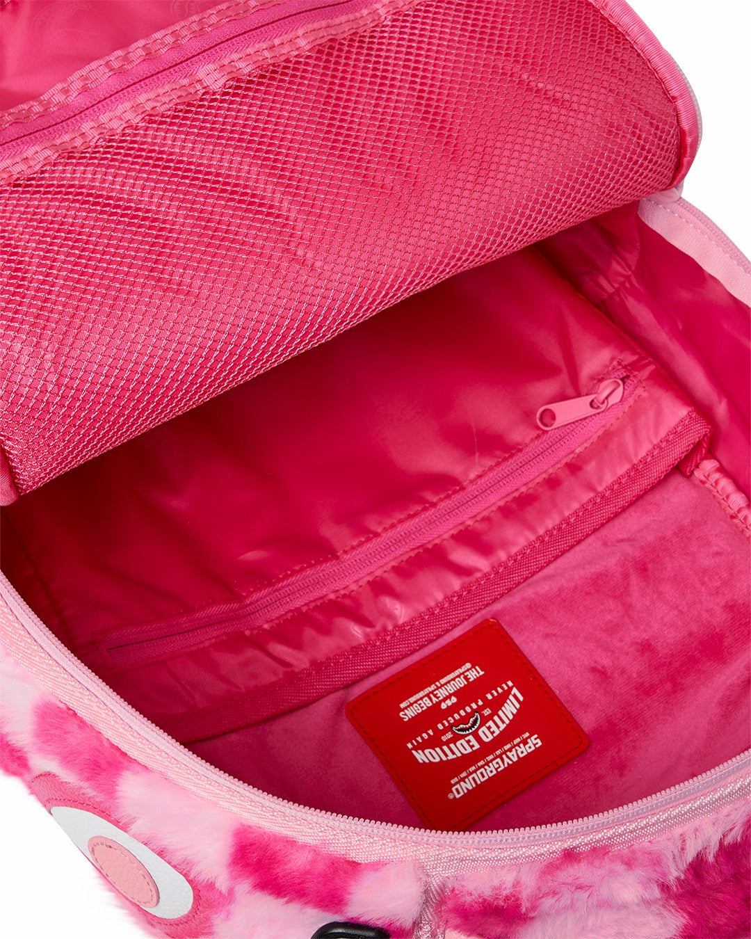 FURZILLA SHARK (PINK CHECK) BACKPACK
