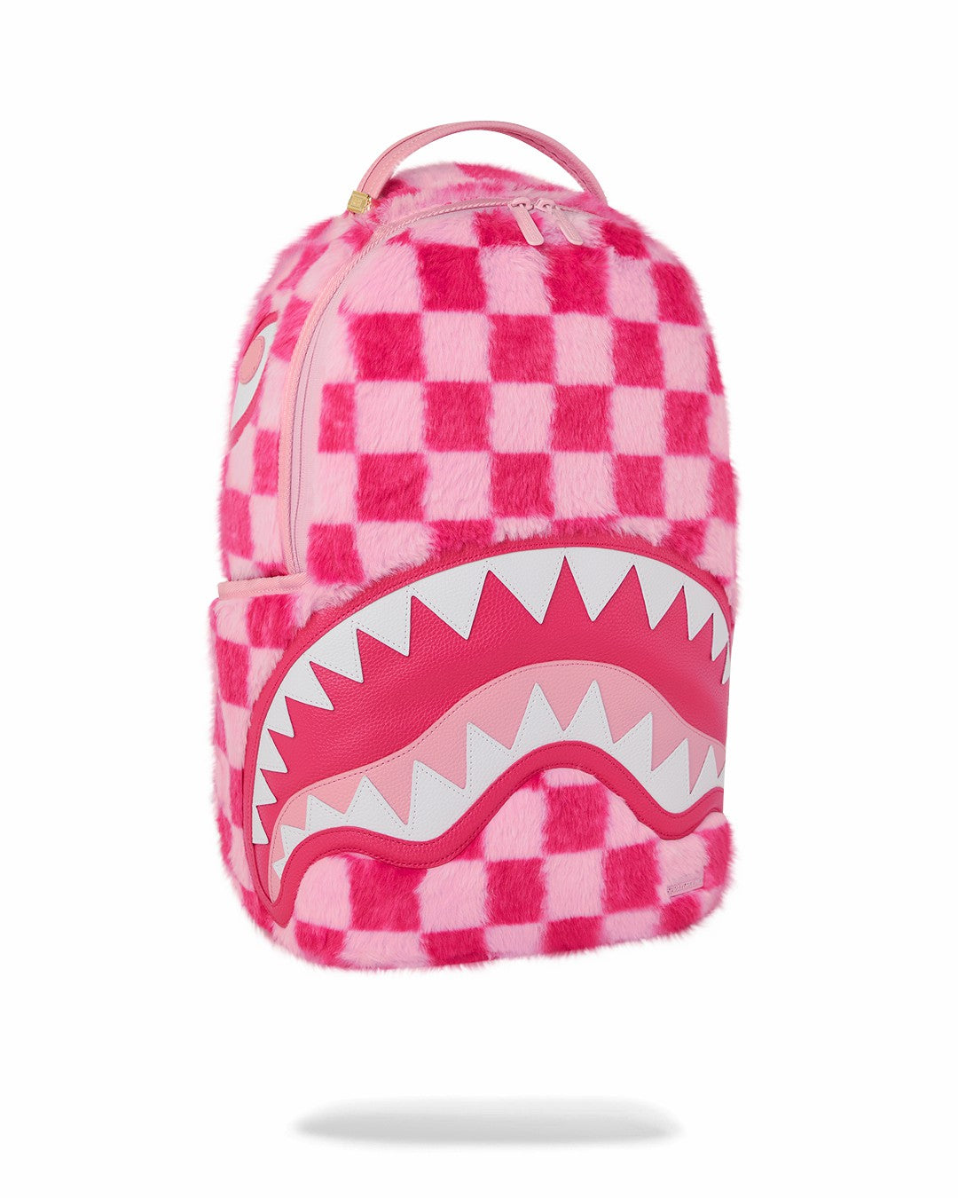 FURZILLA SHARK (PINK CHECK) BACKPACK
