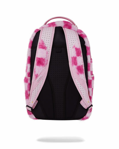 FURZILLA SHARK (PINK CHECK) BACKPACK