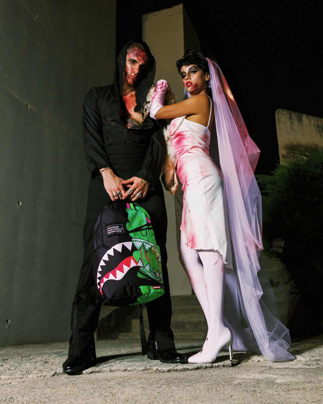 ZOMBIE OOZE SHARK CENTRAL BACKPACK