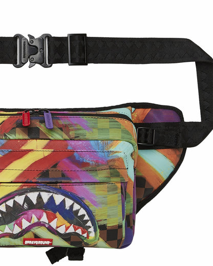 SHARKS IN PARIS CITY STREAKS CARGO CROSSBODY