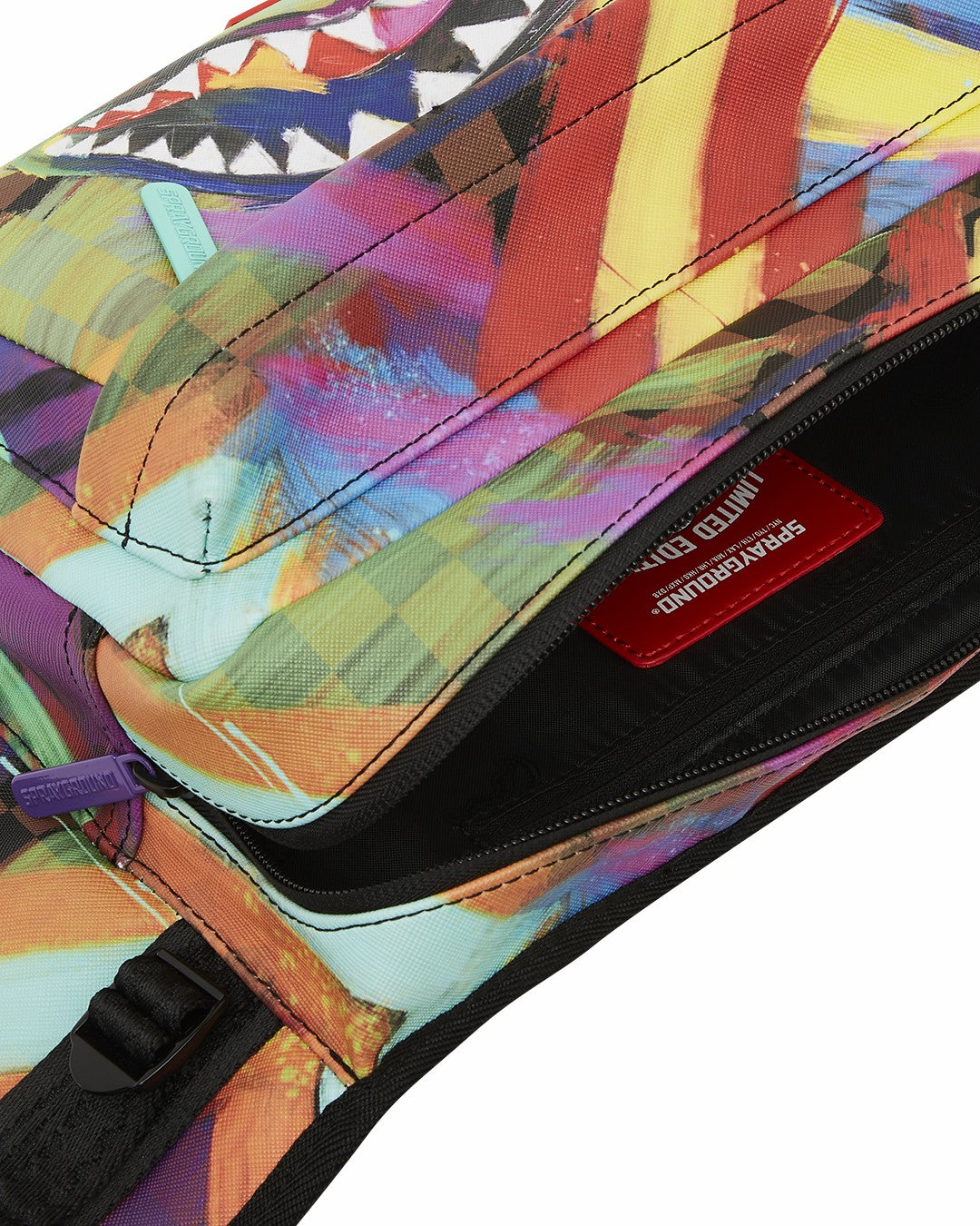SHARKS IN PARIS CITY STREAKS CARGO CROSSBODY