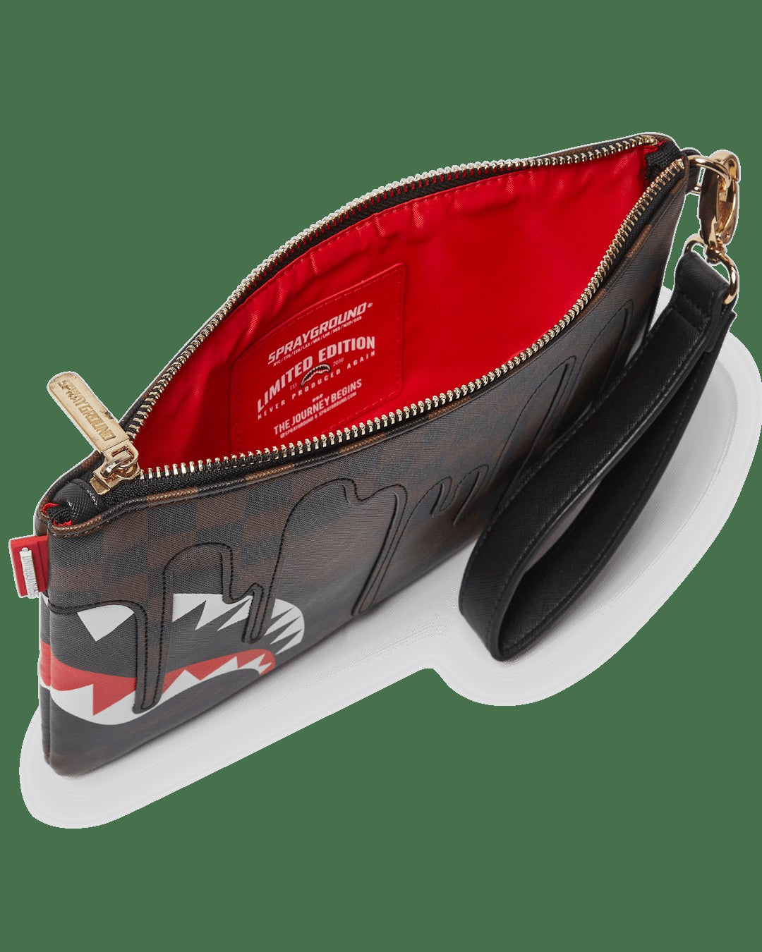 XTC SHARKS IN PARIS CROSSOVER CLUTCH