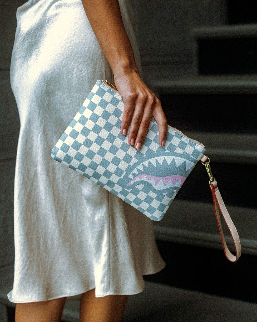 ROSE ALL DAY LA PALAIS CROSSOVER CLUTCH