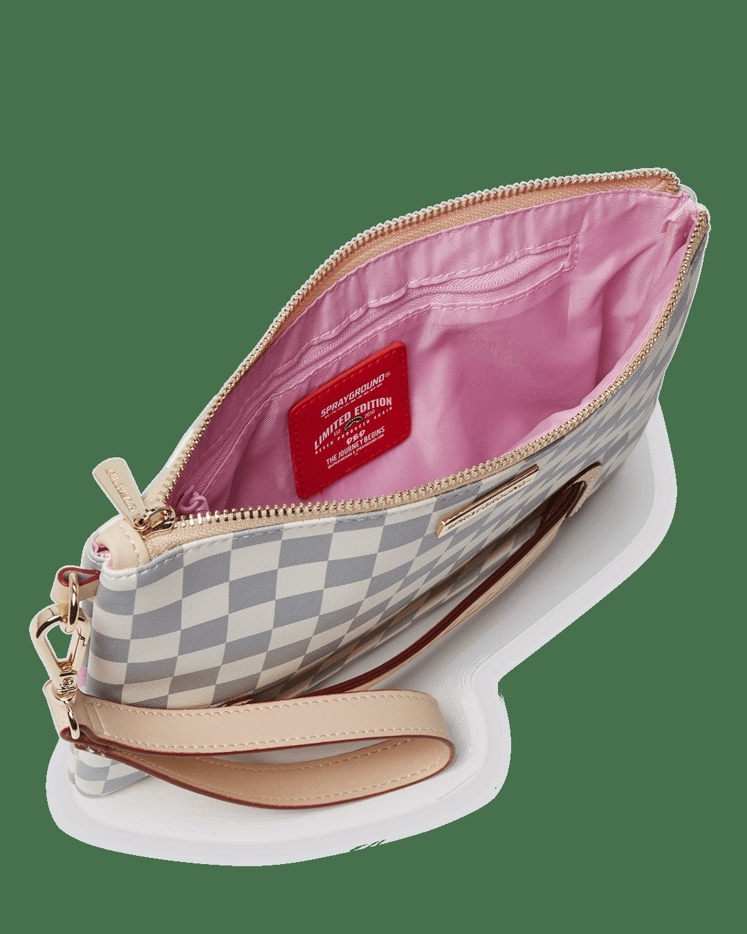 ROSE ALL DAY LA PALAIS CROSSOVER CLUTCH
