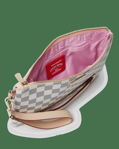 ROSE ALL DAY LA PALAIS CROSSOVER CLUTCH