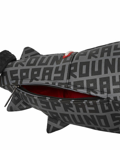 SHARKFINITY STEALTH PILOT SHARK SHAPE DUFFLE