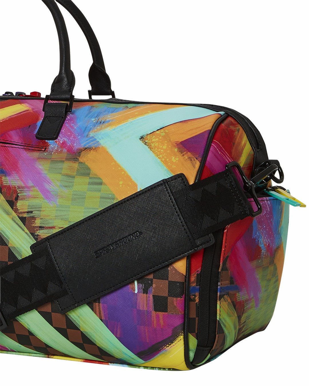 SHARKS IN PARIS CITY STREAKS DUFFLE