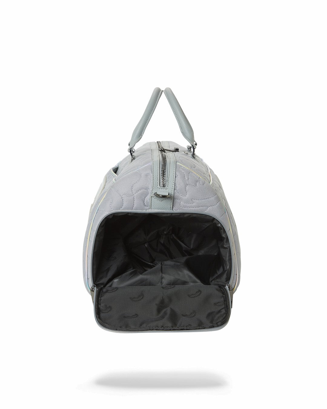 MIRASHAKU IRIDESCENT QUILT DUFFLE