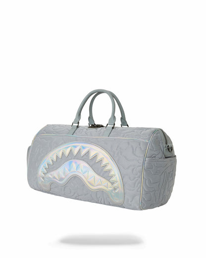 MIRASHAKU IRIDESCENT QUILT DUFFLE