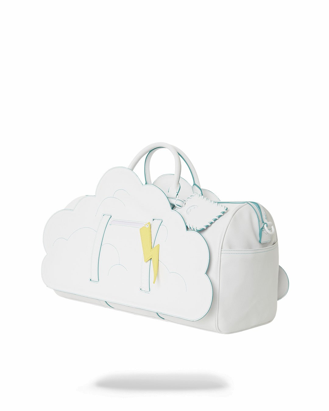 CLOUDY WITH A CHANCE OF SHARK DUFFLE