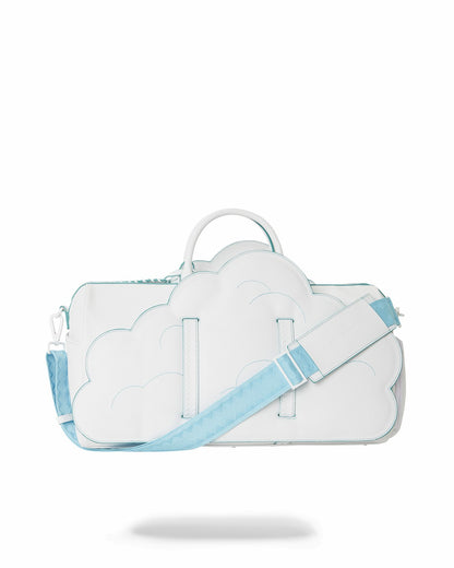 CLOUDY WITH A CHANCE OF SHARK DUFFLE