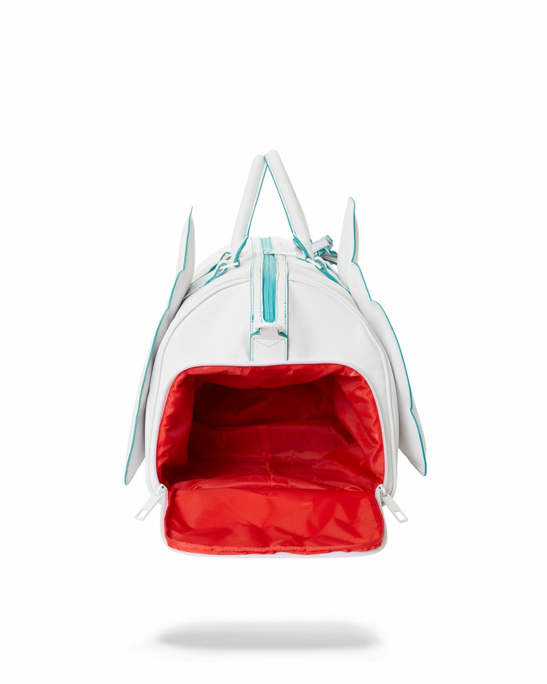 CLOUDY WITH A CHANCE OF SHARK DUFFLE