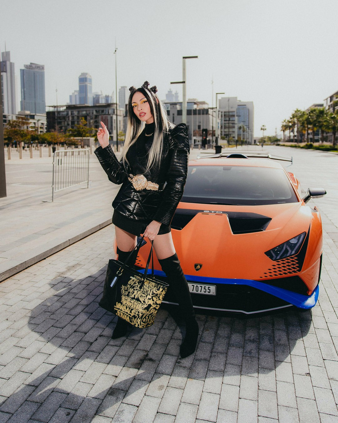 HALF GRAFF GLIDE TOTE