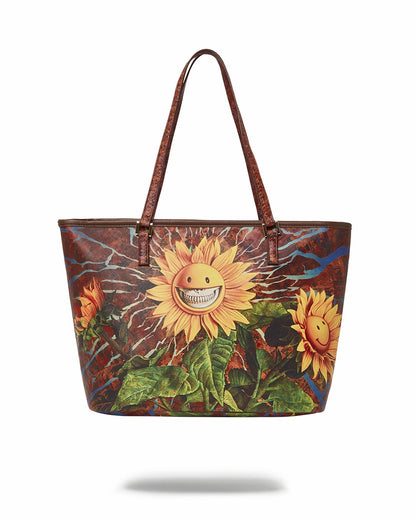 SUNFLOWER GRIN RON ENGLISH COLLAB TOTE