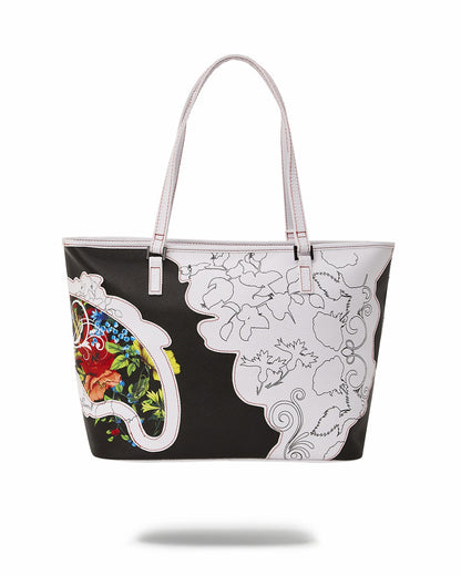 THE FLORAL CUT TOTE