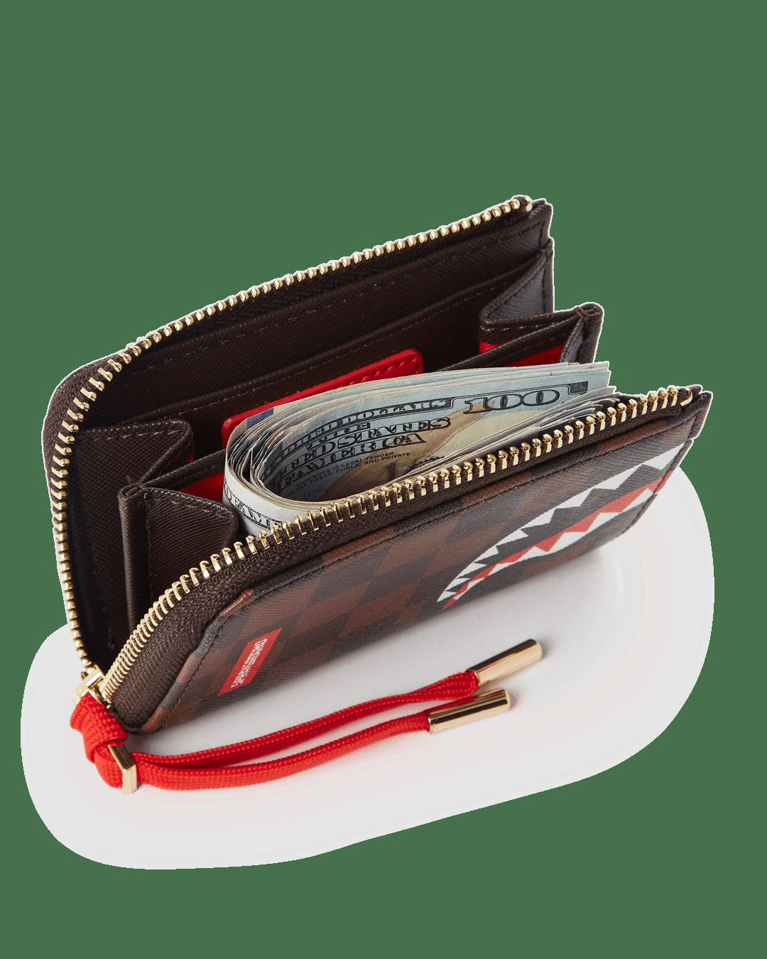 CHECKS IN CAMOFLAUGE WALLET