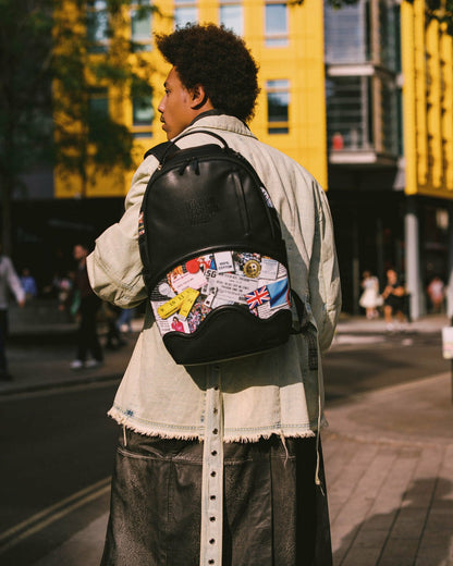 LONDON FASHION WEEK MOODBOARD MONTAGE BACKPACK