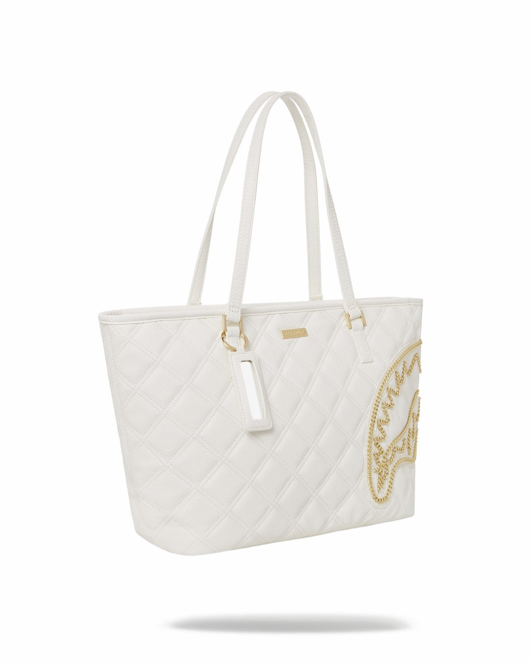 RIVIERA LE BLANC GOLD CHAIN SHARK TOTE