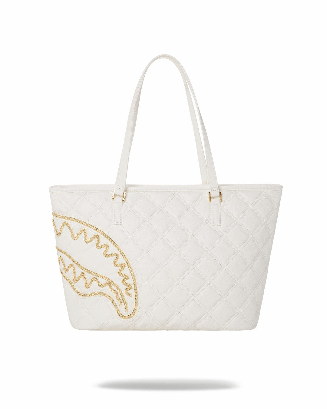 RIVIERA LE BLANC GOLD CHAIN SHARK TOTE