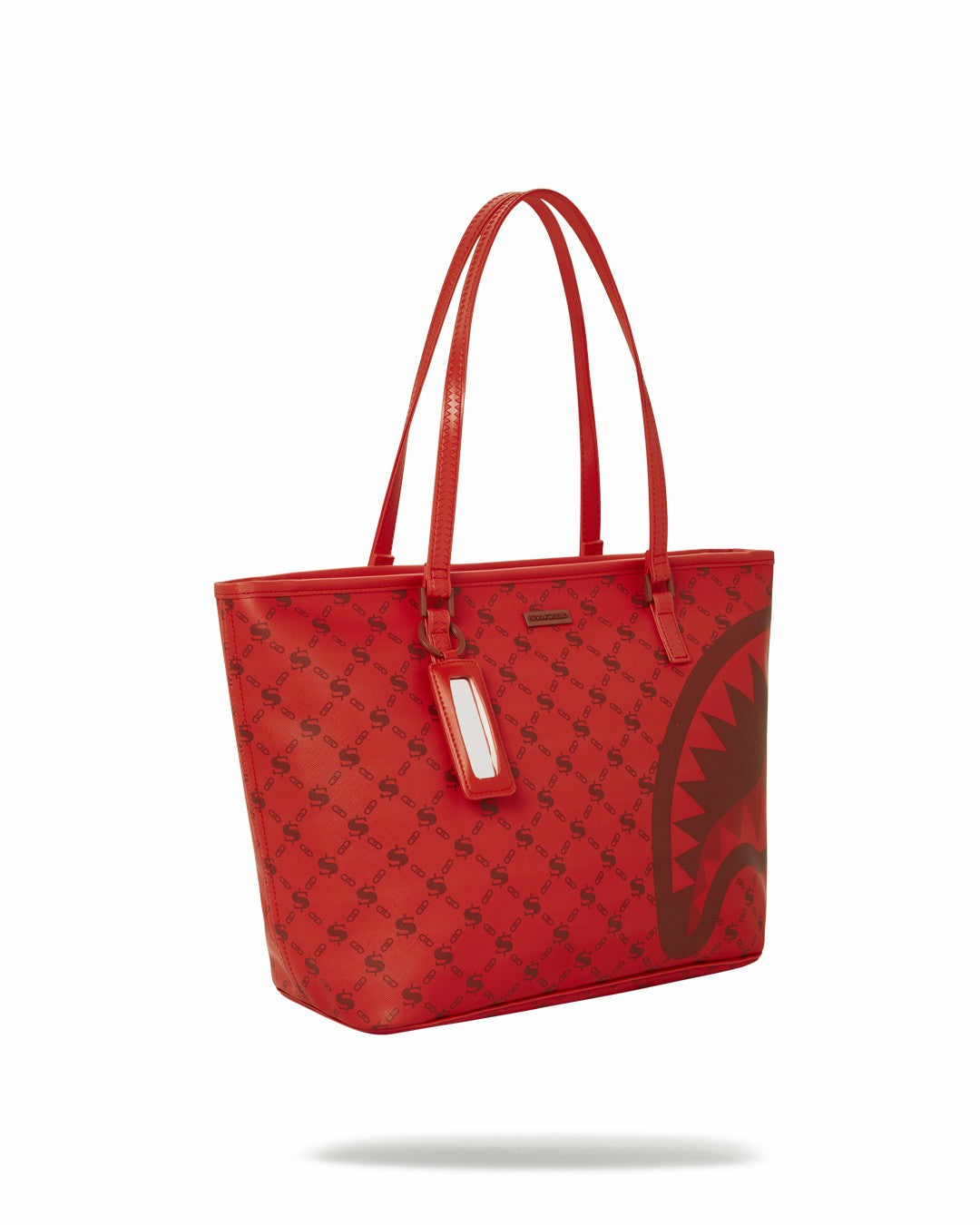 MONEY PATTERN BRICK TOTE