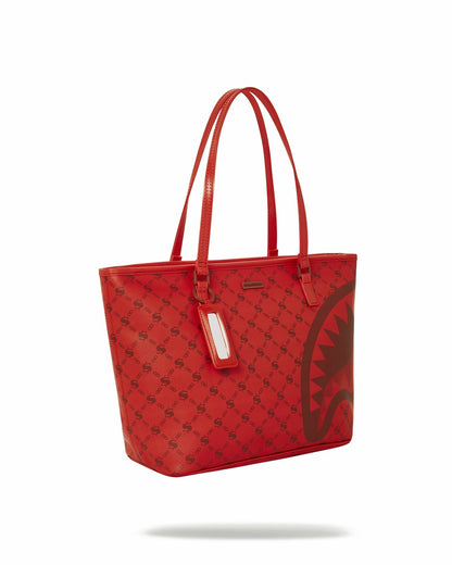 MONEY PATTERN BRICK TOTE
