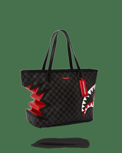 SHARK BITE SHARKS IN PARIS GRAY TOTE