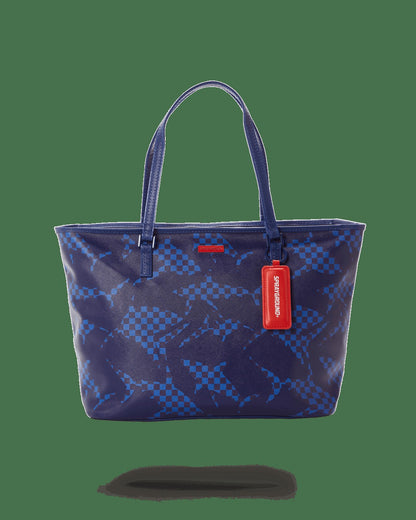 SHARK CHECK (BLUE) TOTE