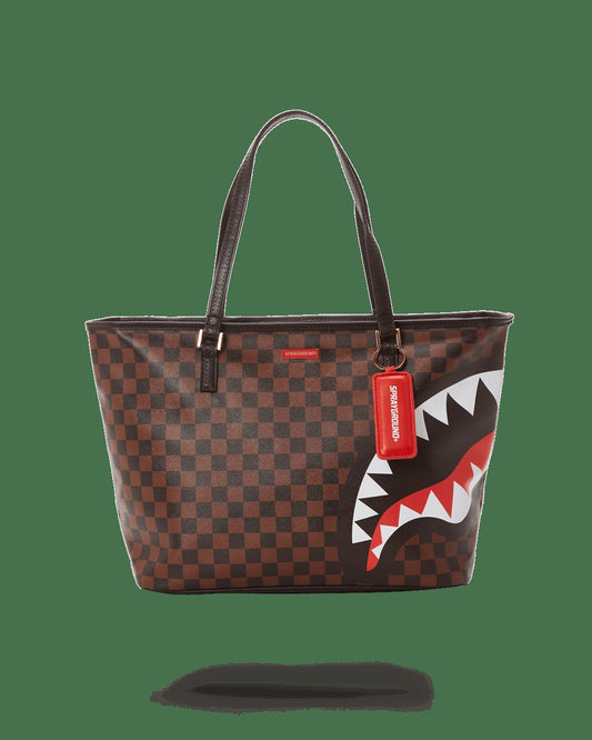 CHECKS IN CAMOFLAUGE TOTE