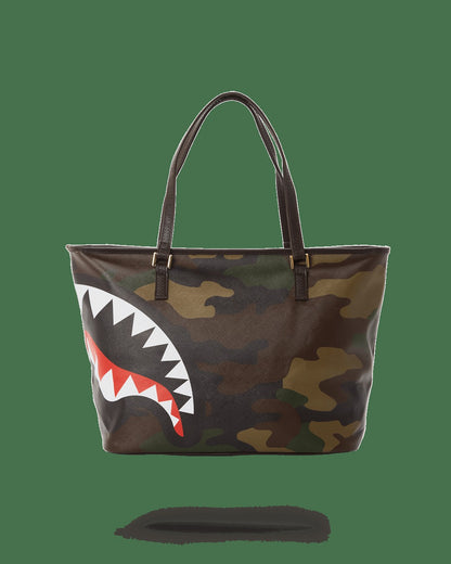 CHECKS IN CAMOFLAUGE TOTE