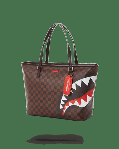 CHECKS IN CAMOFLAUGE TOTE