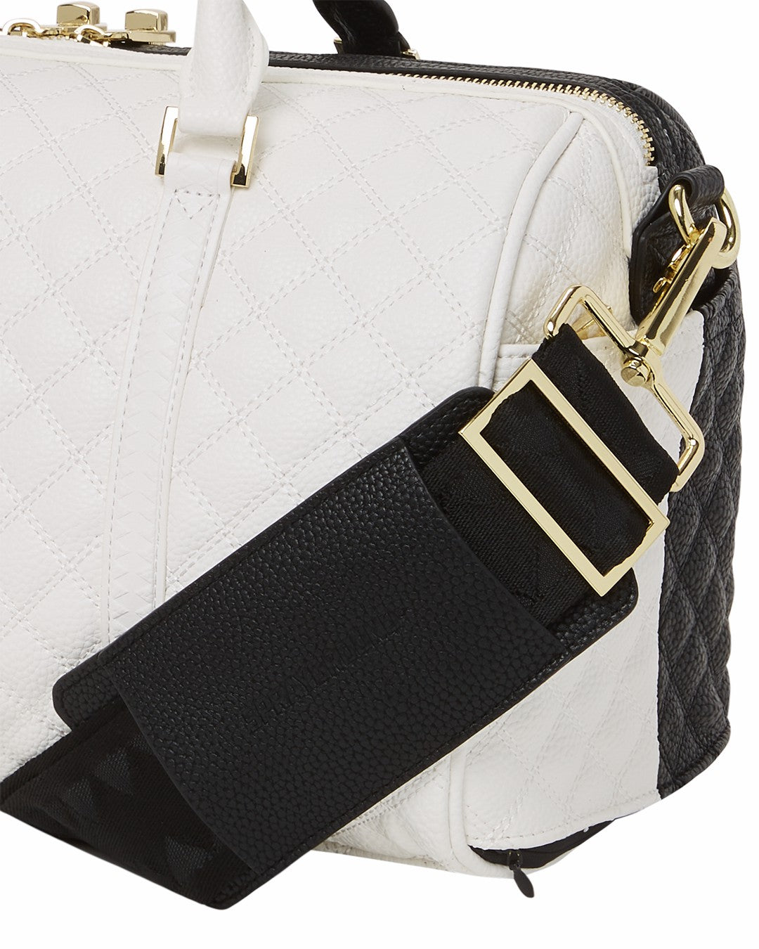 LEVELED UP SPLIT QUILT SHARK MINI DUFFLE