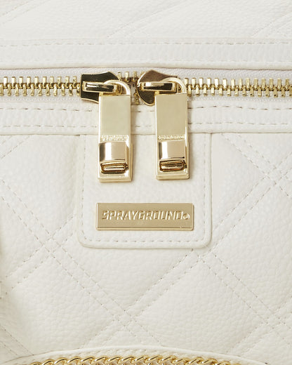RIVIERA LE BLANC GOLD CHAIN SHARK MINI DUFFLE
