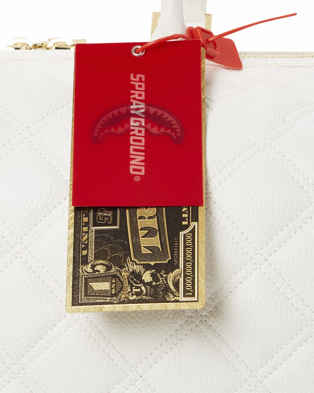 RIVIERA LE BLANC GOLD CHAIN SHARK MINI DUFFLE