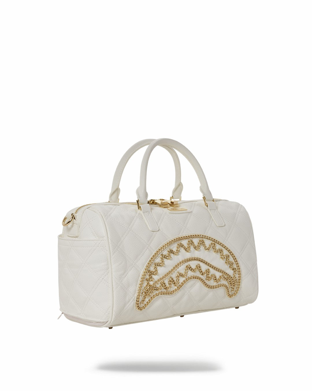 RIVIERA LE BLANC GOLD CHAIN SHARK MINI DUFFLE