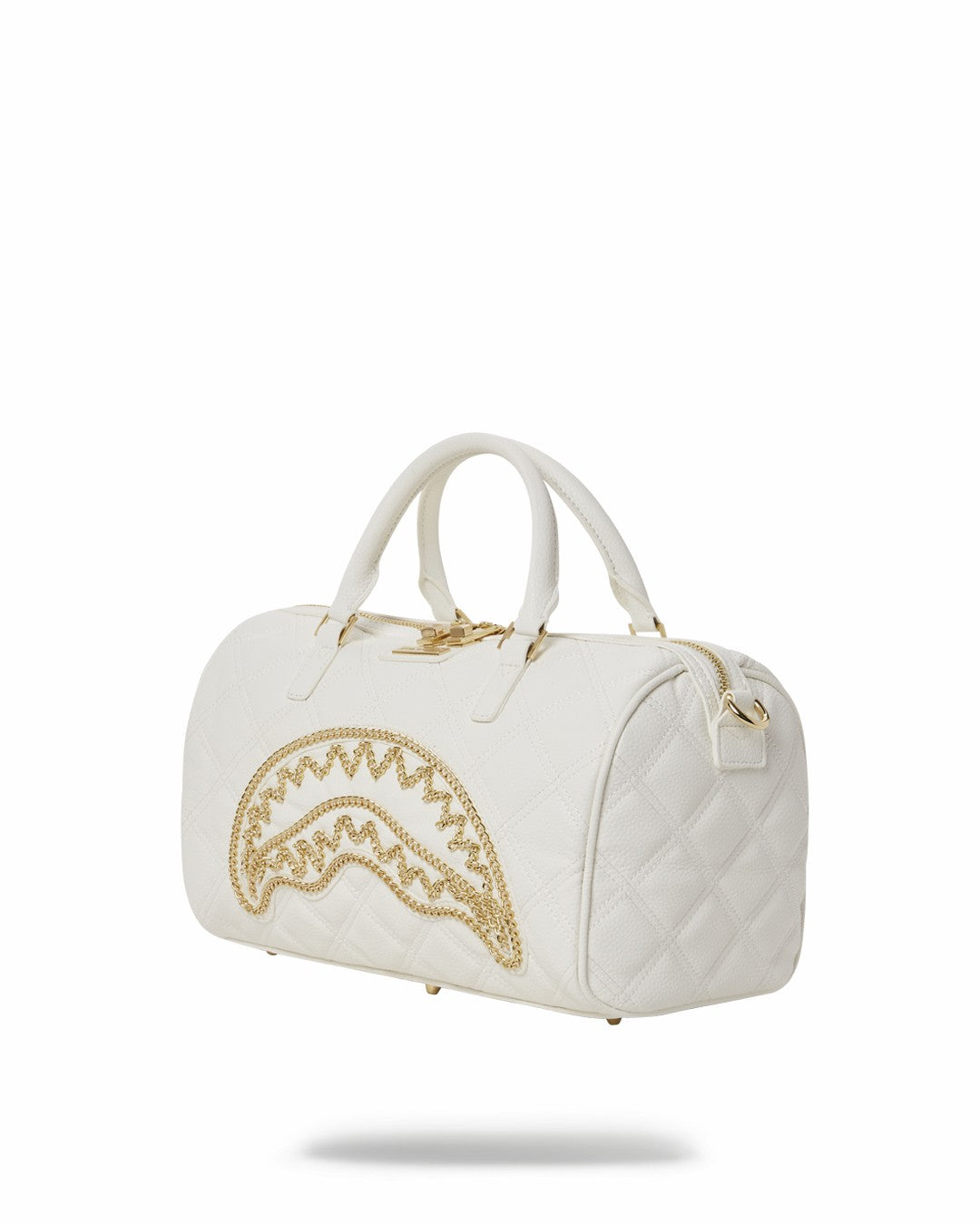 RIVIERA LE BLANC GOLD CHAIN SHARK MINI DUFFLE