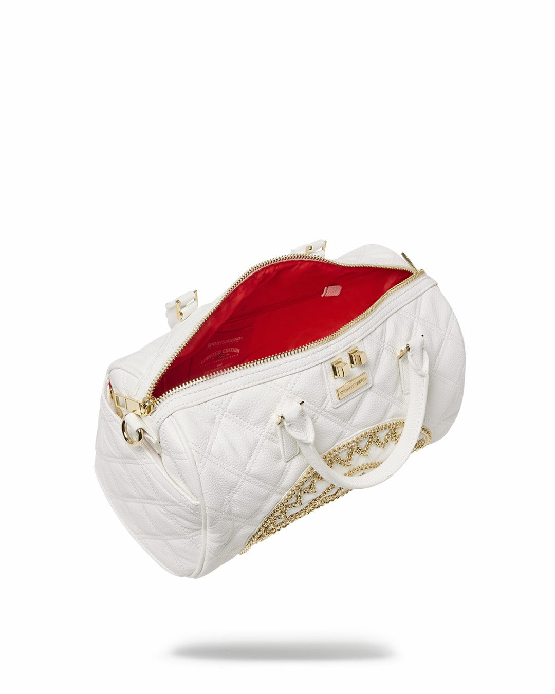 RIVIERA LE BLANC GOLD CHAIN SHARK MINI DUFFLE