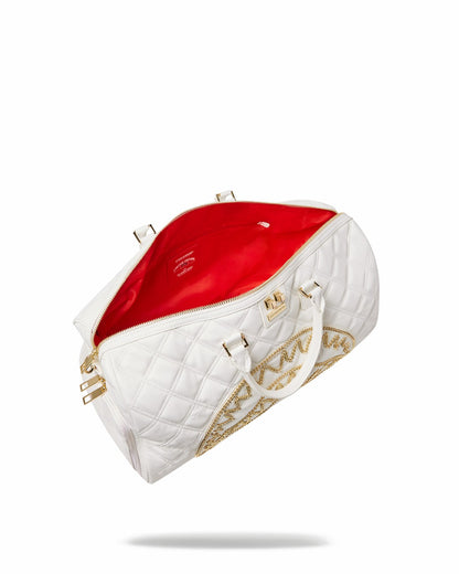 RIVIERA LE BLANC GOLD CHAIN SHARK DUFFLE
