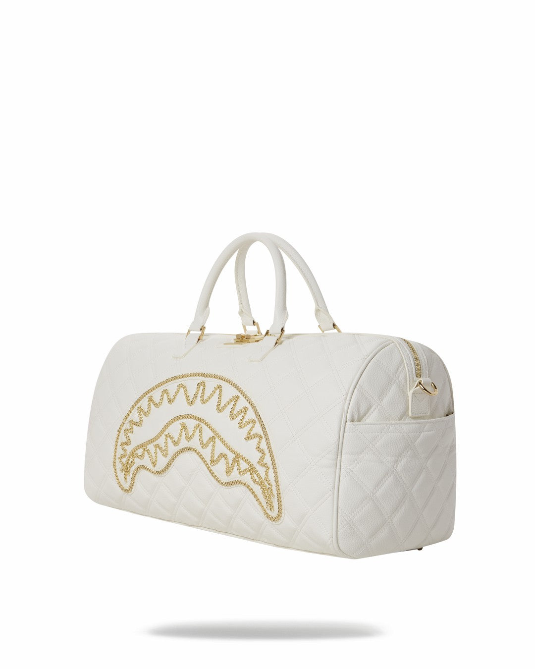 RIVIERA LE BLANC GOLD CHAIN SHARK DUFFLE