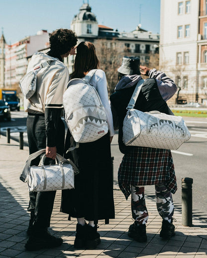 MONEY PATTERN POWDER MINI DUFFLE