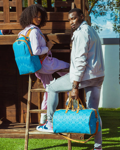 ILLUCHAINS TURQ DUFFLE