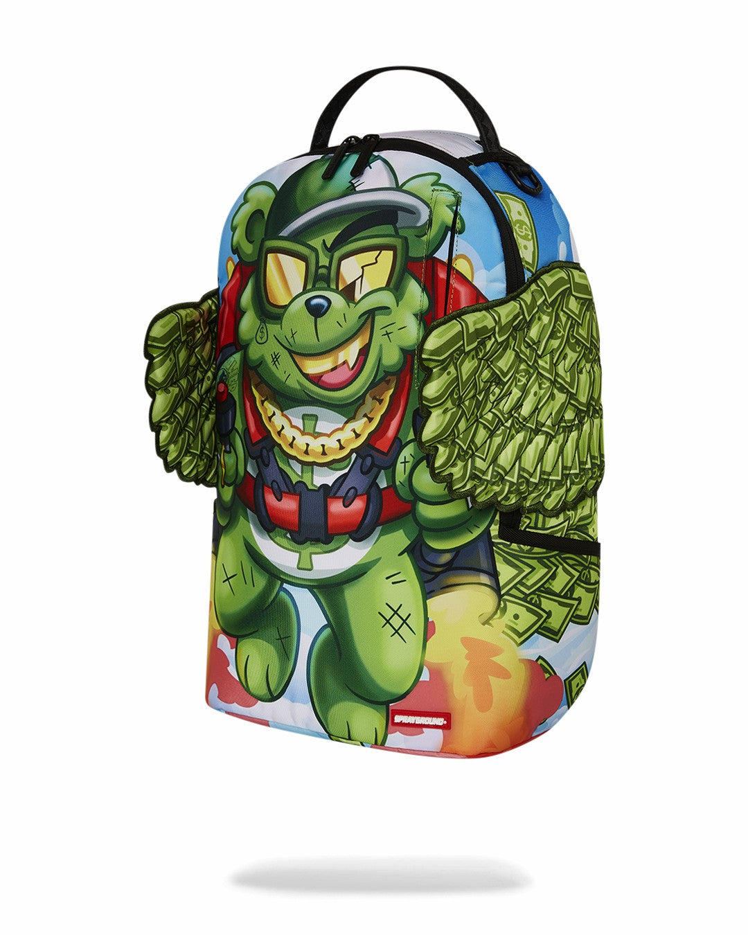 MONEY BEAR WE BOUT TO TAKE OFF BACKPACK