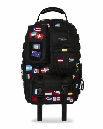 JAMES FIRST CLASS GLOBAL FLAGS SPECIAL OPS CARGO BACKPACK