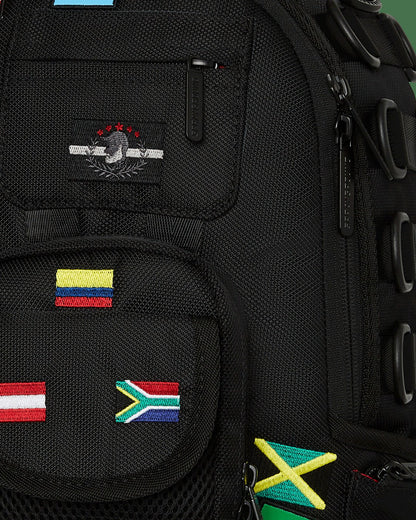 JAMES FIRST CLASS GLOBAL FLAGS SPECIAL OPS CARGO BACKPACK
