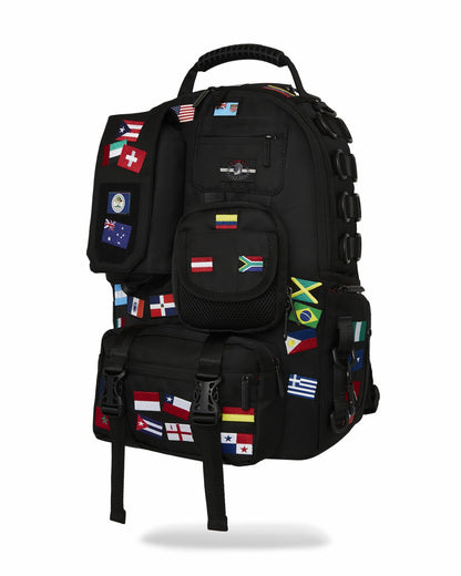 JAMES FIRST CLASS GLOBAL FLAGS SPECIAL OPS CARGO BACKPACK