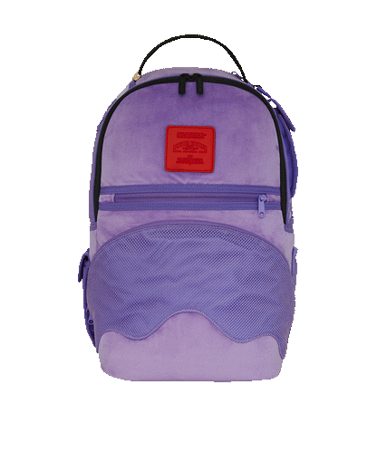 NOOO WAY!!! A REVERSIBLE BACKPACK - PURPLE VELOUR TO OG SHARKS IN PARI