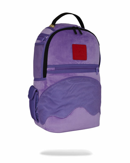 NOOO WAY!!! A REVERSIBLE BACKPACK - PURPLE VELOUR TO OG SHARKS IN PARI